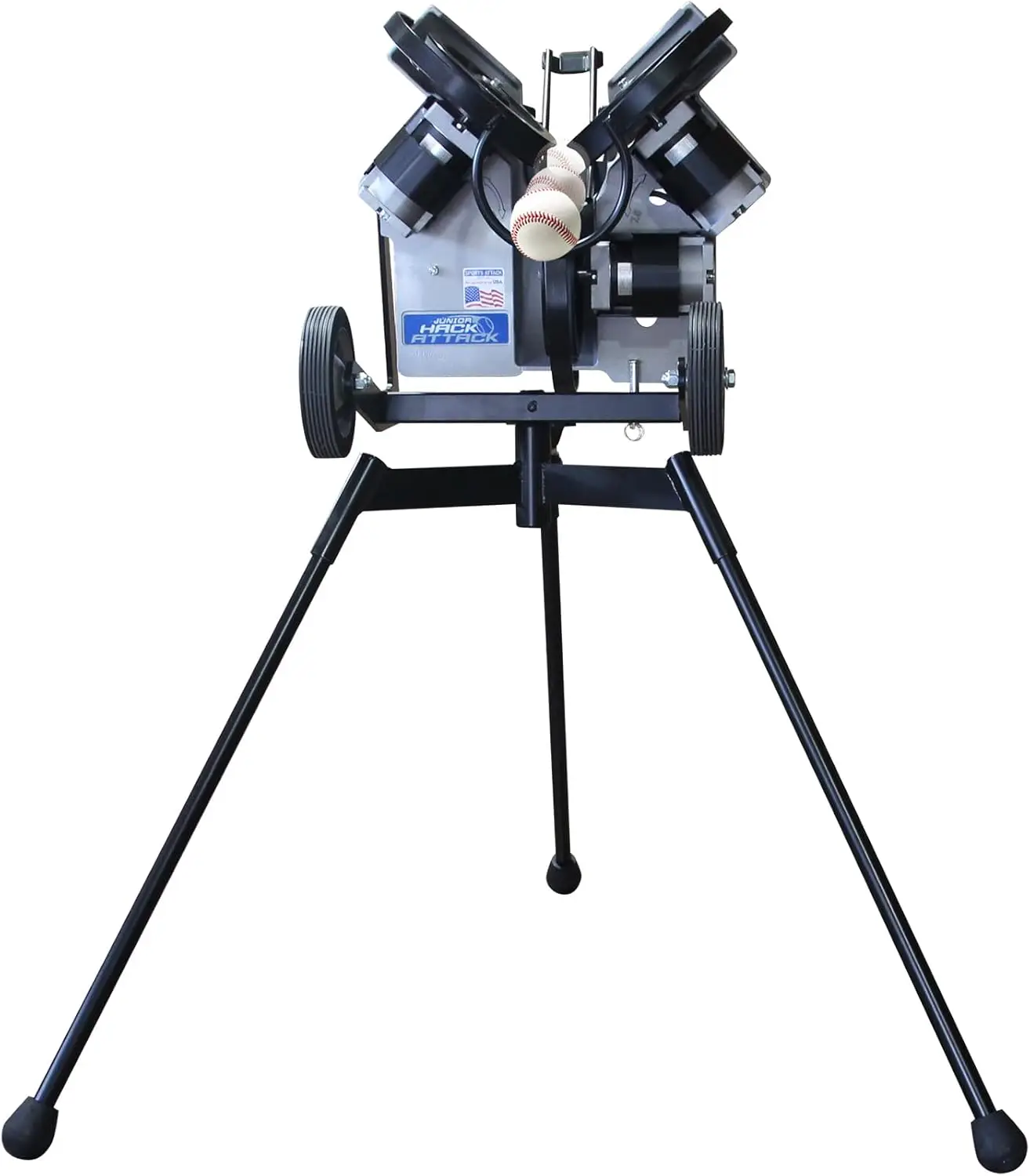 

Junior Hack Attack Baseball Pitching Machine by Sports Attack for Training and Practice