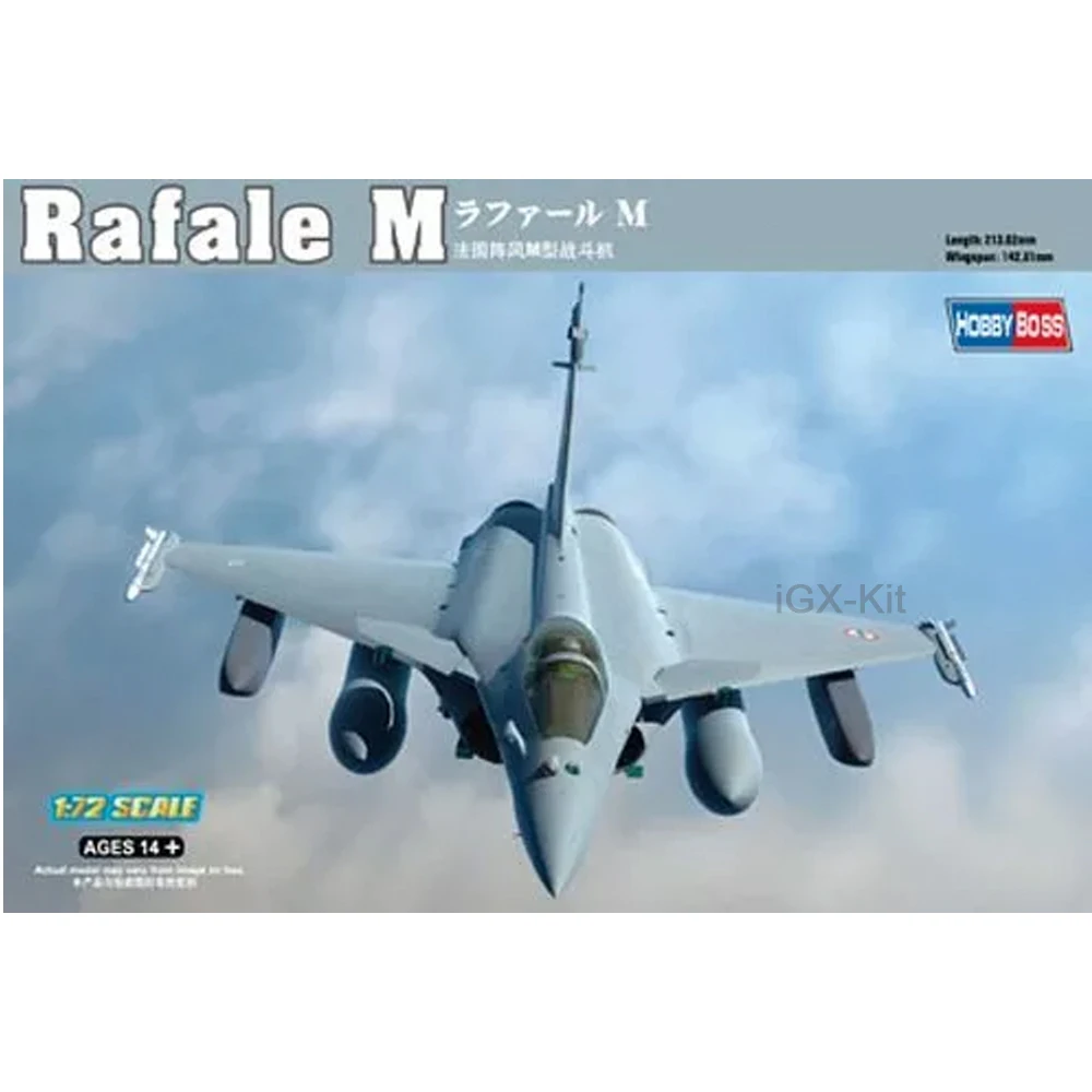 

HobbyBoss 87247, масштаб 1/72, Франция, Rafale M, несущий истребитель на основе реактивного самолета, хобби, ремесленная игрушка, пластиковая модель, строительный комплект