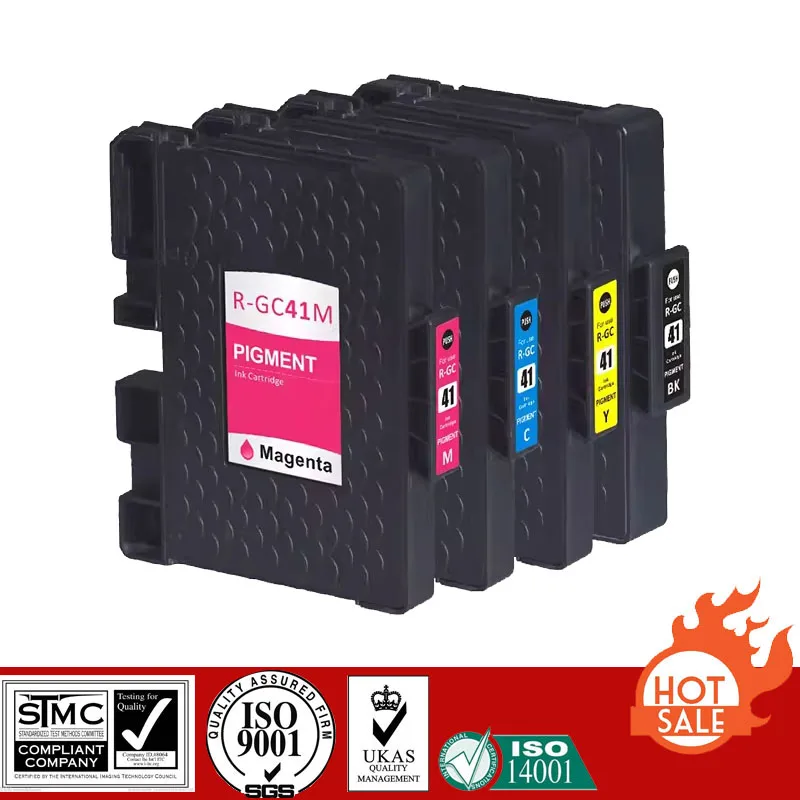 Compatible Pigment Ink Cartridge for Ricoh GC-41 GC41 suit For Ricoh Aficio SG 3110DNw/3110SFNw/3100SNw/2100N/™SG 3110DN