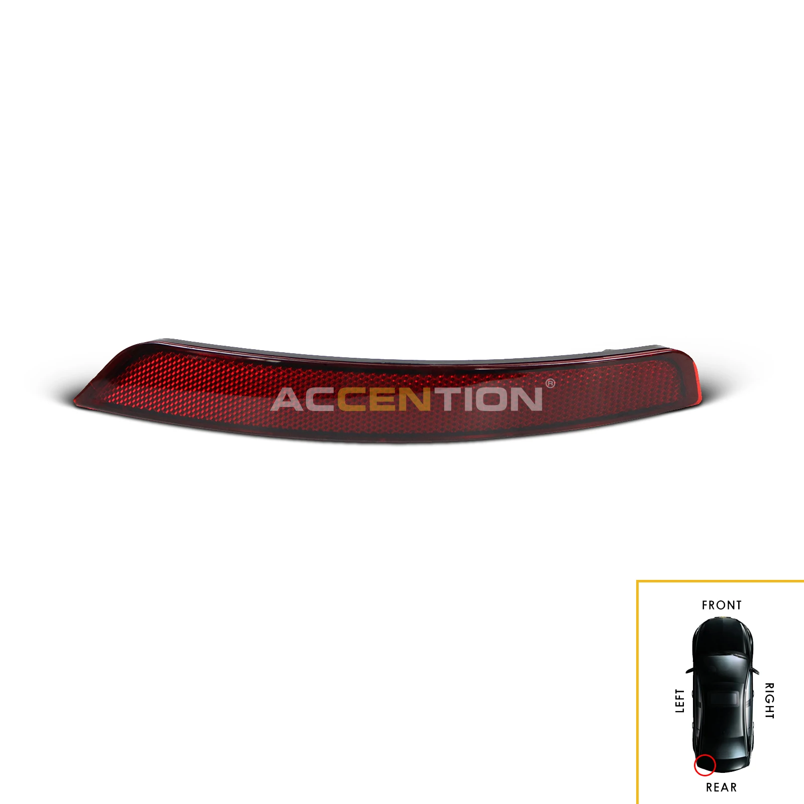 Car Rear Tail Bumper Corner Reflector Decorative False Light Lamp For VW Golf MK6 GTI GTD 2009-2012