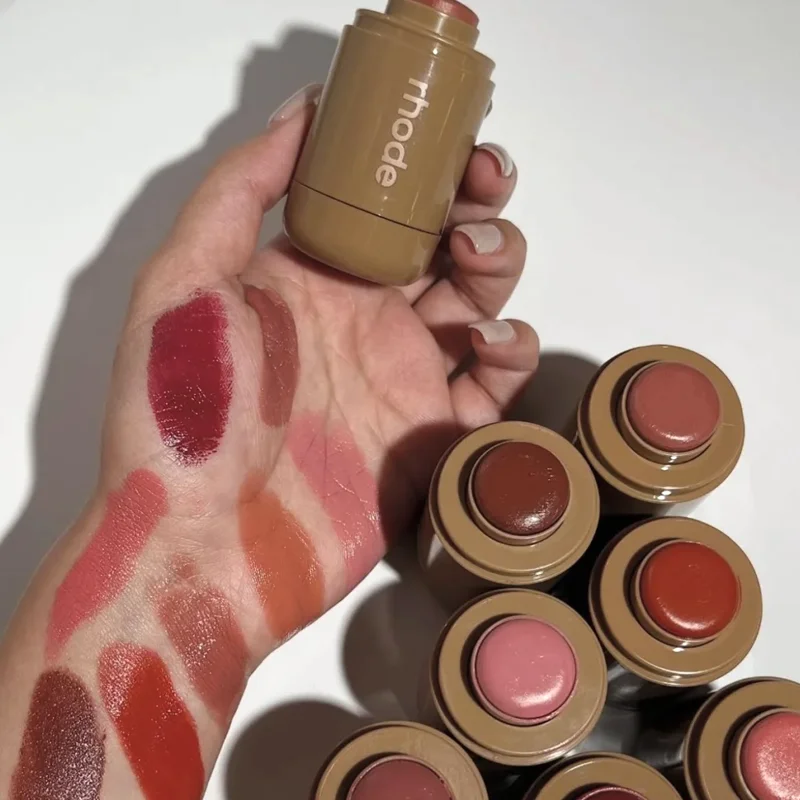 العلامة التجارية أحمر الخدود عصا 3 في 1 ماكياج الخد الشفاه ملون مرطب حريري سطع الشمس نقع تان خط أحمر الخدود كريم أحمر الخدود كونتور مستحضرات التجميل