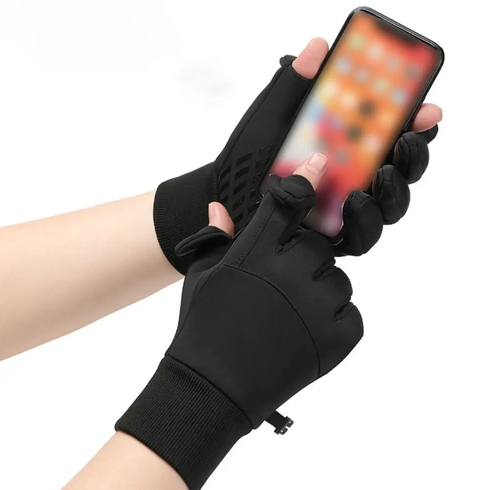 

Multifunction Warm Winter Gloves Anti-Slip Touchscreen Outdoor Riding Mittens Thermal Windproof Protective Mittens Men/Women