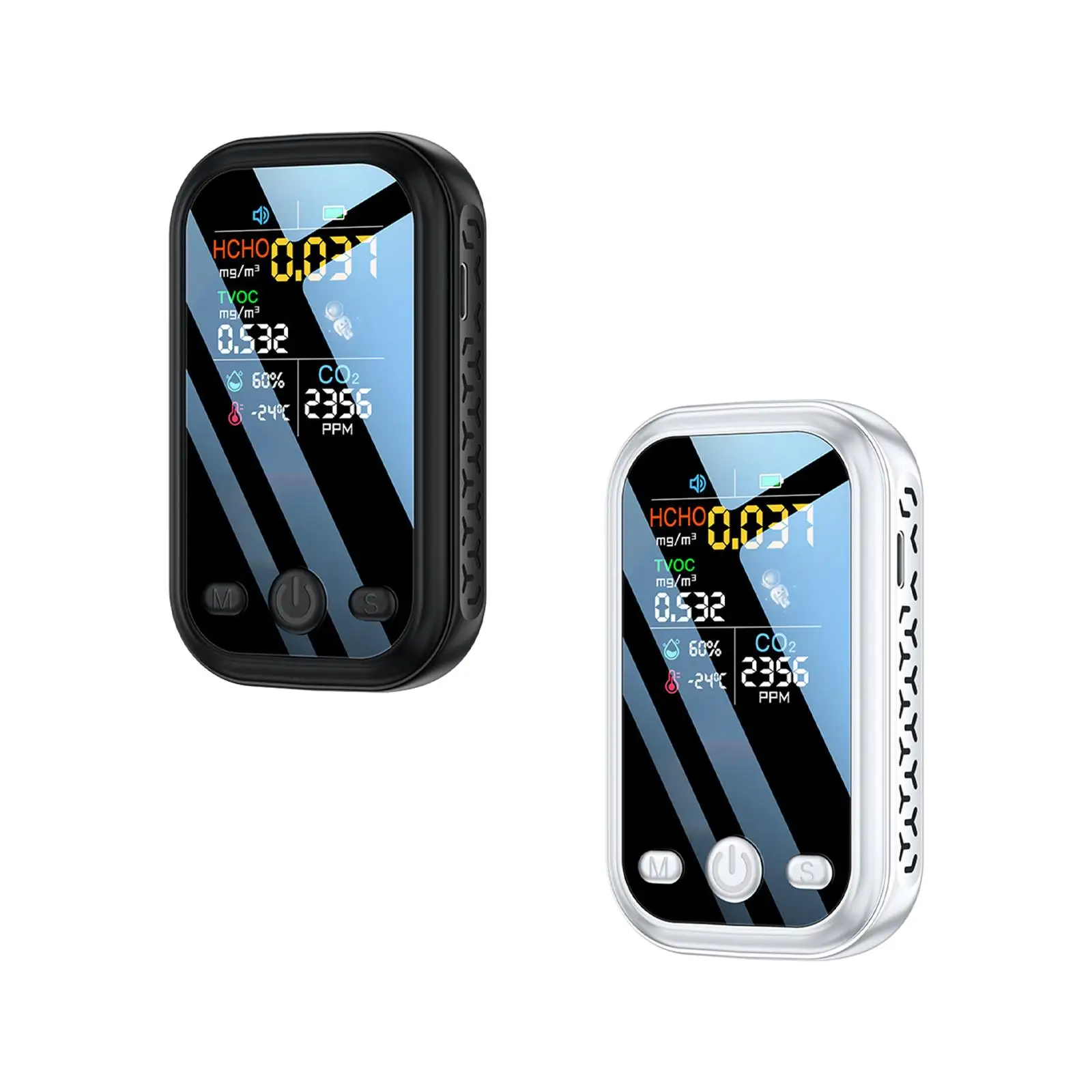 Carbon Dioxide Monitor LCD Display for Bathroom Indoor Living Room