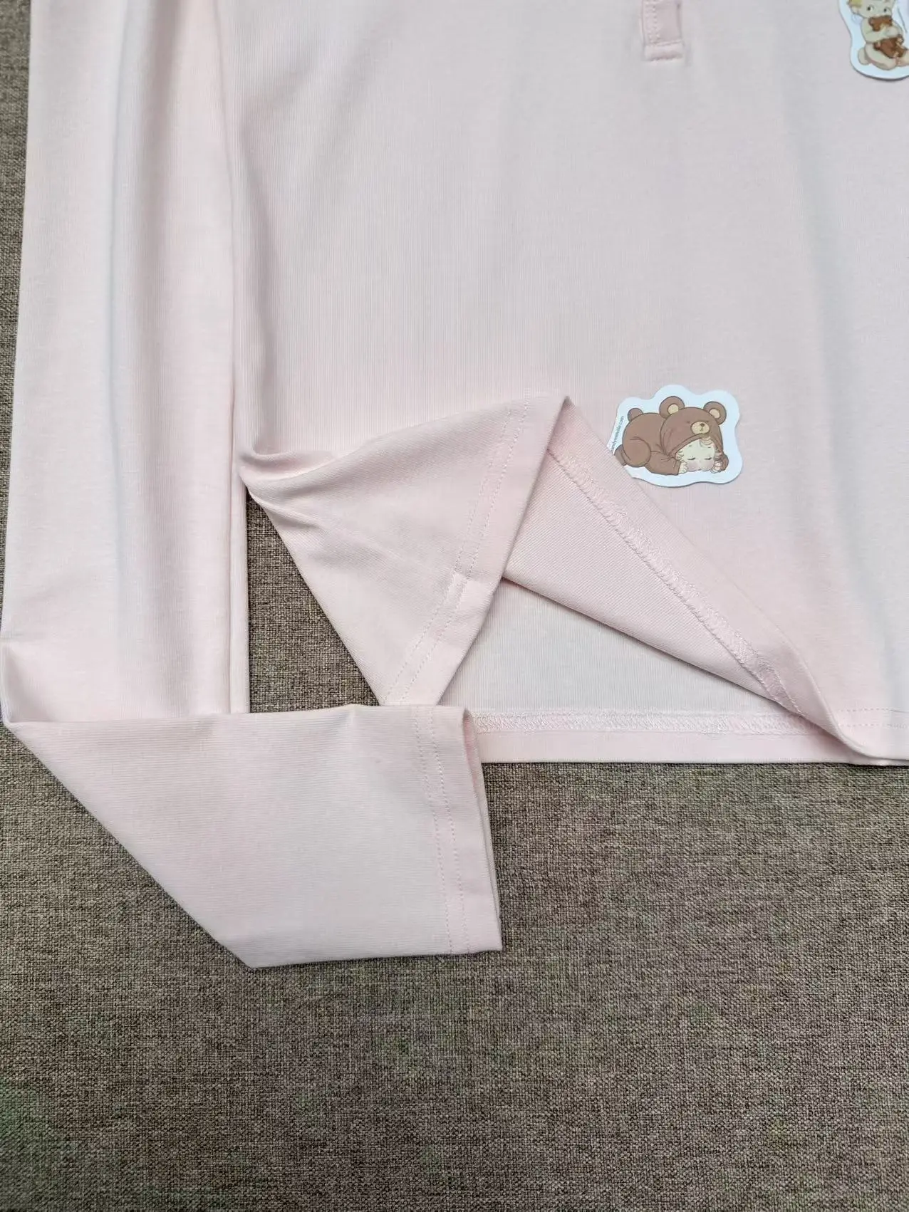 لطيف الوردي ستة أزرار القطن سليم تي شيرت المرأة الخريف جديد عادية كل مباراة كم طويل تيز الحلو الأساسية بسيطة التي شيرت Y2K القمم