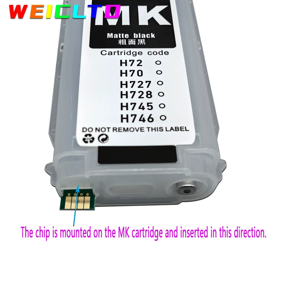 Replacement HP72 Auto Reset Chip for HP Designjet T610 T620 T770 T790 T1100 T1120 T1200 T1300 T2300 Plotters - Image 2