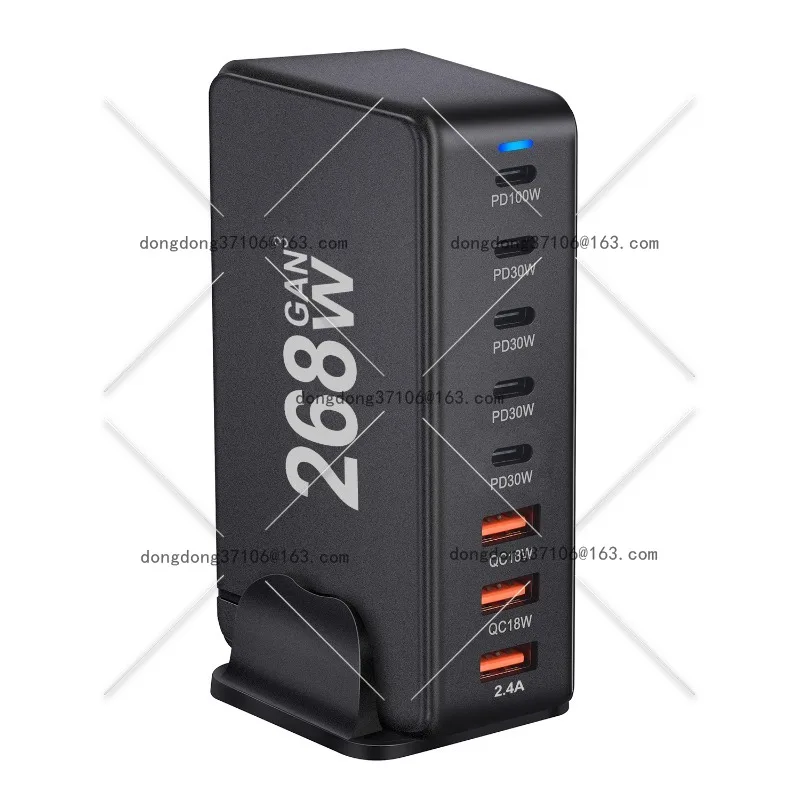

Зарядное устройство, многопортовый USB-разъем, 240 Вт, мощная настольная зарядная станция, PD, быстрая зарядка, 100 Вт, док-станция для мобильного телефона, ноутбука, 200 Вт