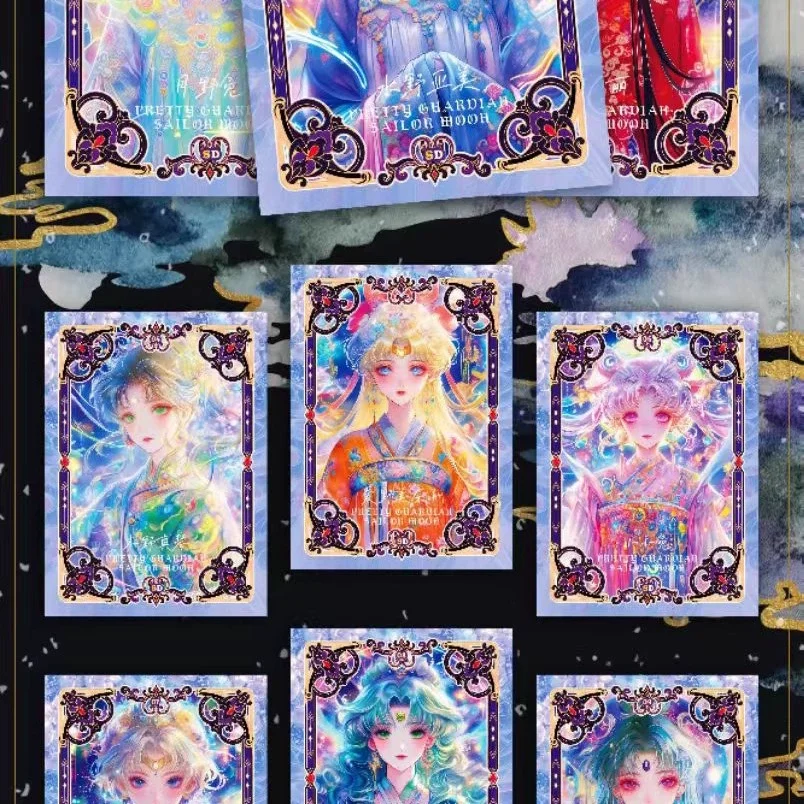 MoonNight المجلد 3 بطاقات القمر بحار Qinglan أنيمي جمع بطاقات صندوق غامض ألعاب المجلس اللعب هدايا عيد الميلاد للبنين والبنات #3