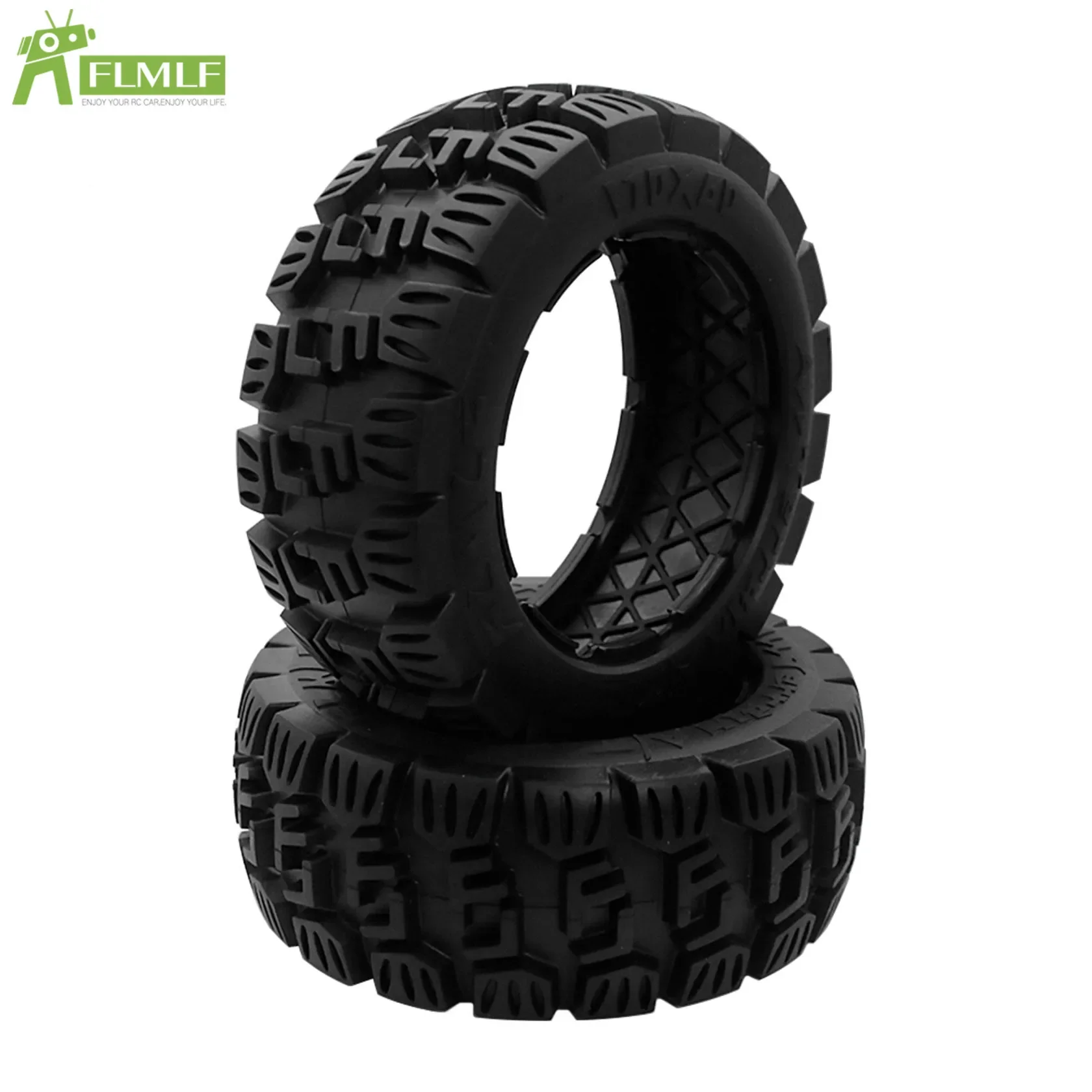 Super Wear-resistant Front or Rear All Terrain Tire/ Tyre Skin Kit for 1/5 HPI ROFUN BAHA ROVAN KM BAJA 5B SS Buggy Rc Car Parts