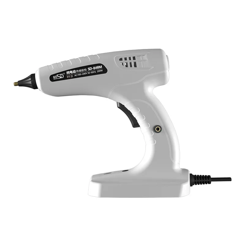 1500W Glue Gun Hot Silicone Gun Electric Hot Melt Glue Gun Foot and Hand Dual Use DIY Projects Repairs use 11mm Glue Sticks