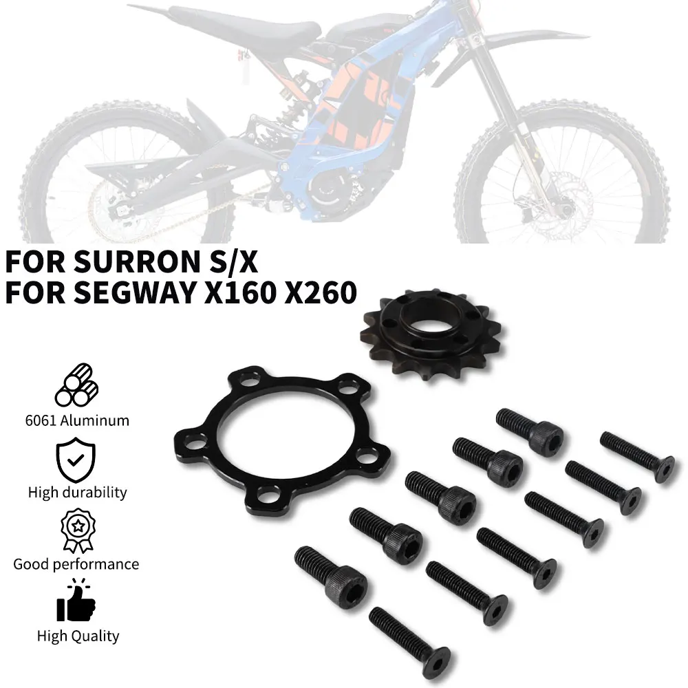 

Motorcycle Rear Wheel Widening Kits Rear Wheel Widening with Chain Sprocket Screw For SURRON S X SEGWAY X160 X260 JFG