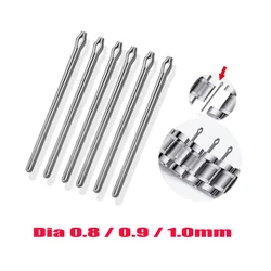 10PCS Dia 0.8mm/0.9mm/1.0mm Metal Watch Band Link Pins Bar Fits 10mm 12mm 20mm 22mm 24mm 26mm 25mm Watch band Strap Links Bars