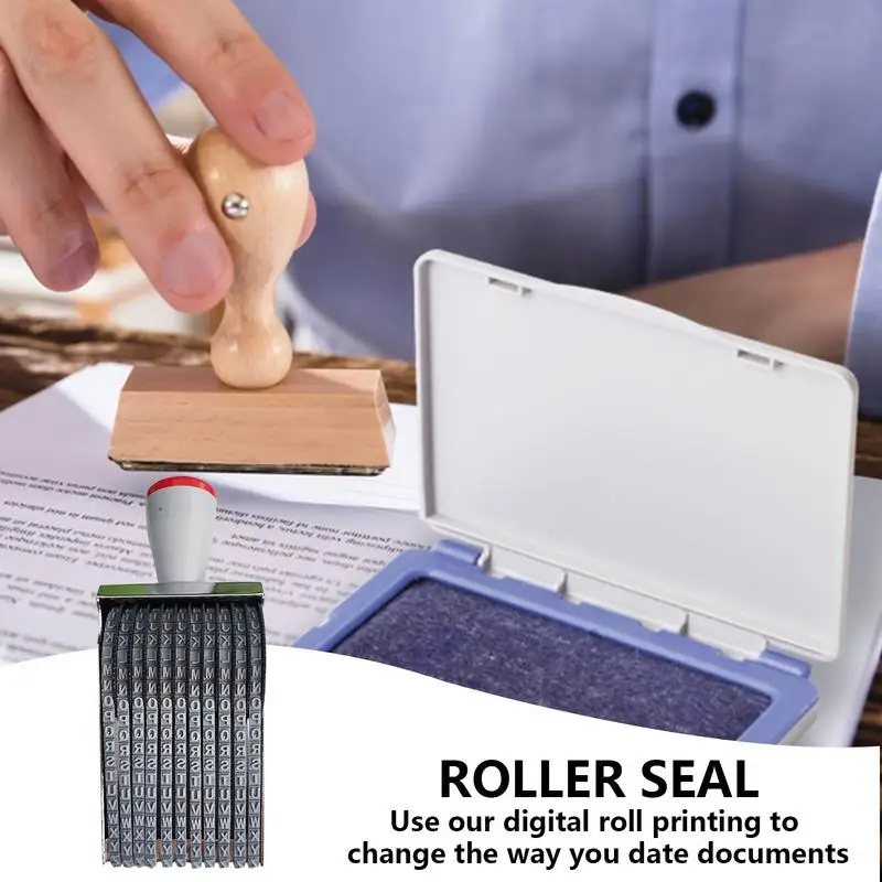 Number Stamps Self Inking Classroom Date Stamp Business Stamps For Office Workers Teachers Professional And Personal