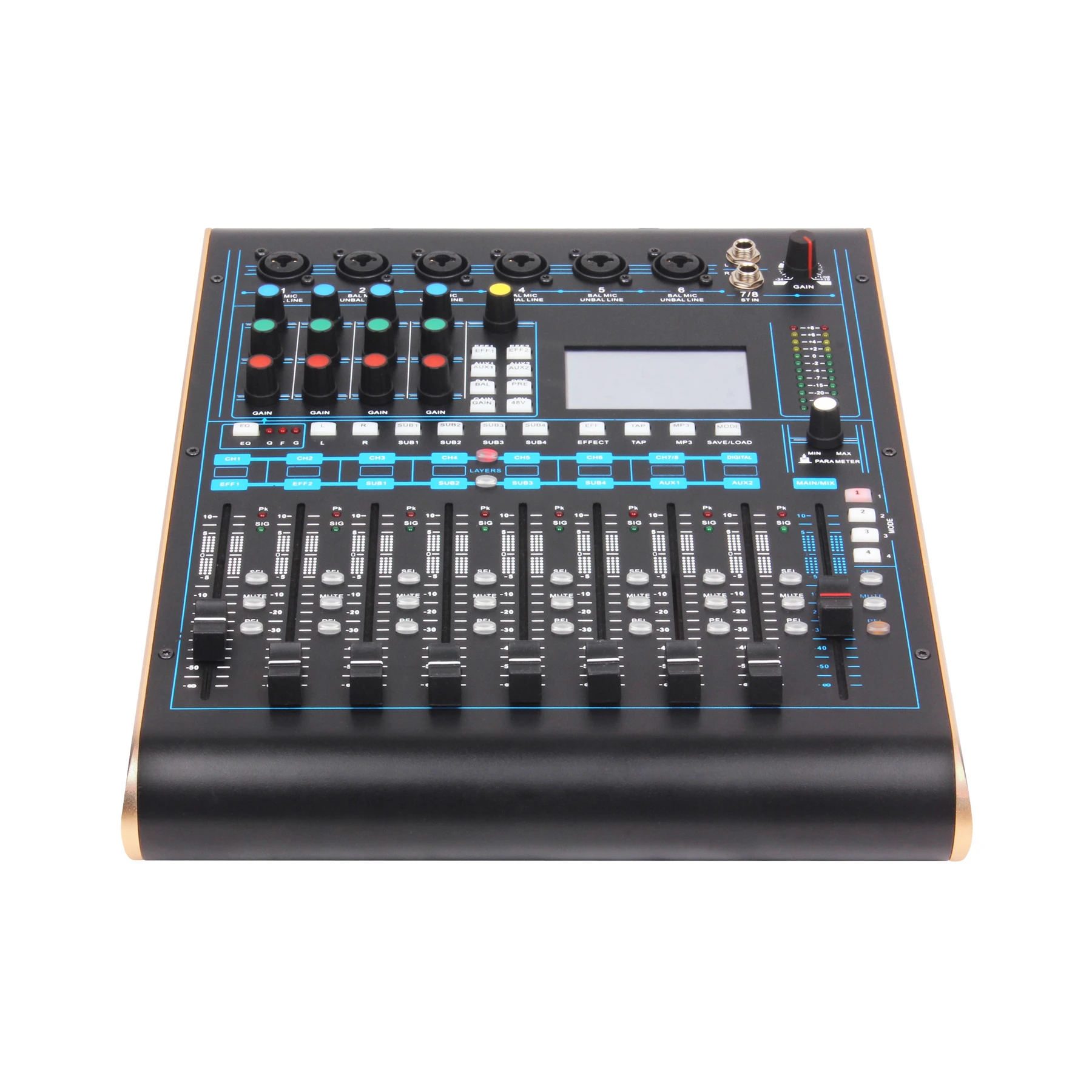 VX-12 Professional Audio mixing DJ Sound PA System USB recording Console digital mixer console audio