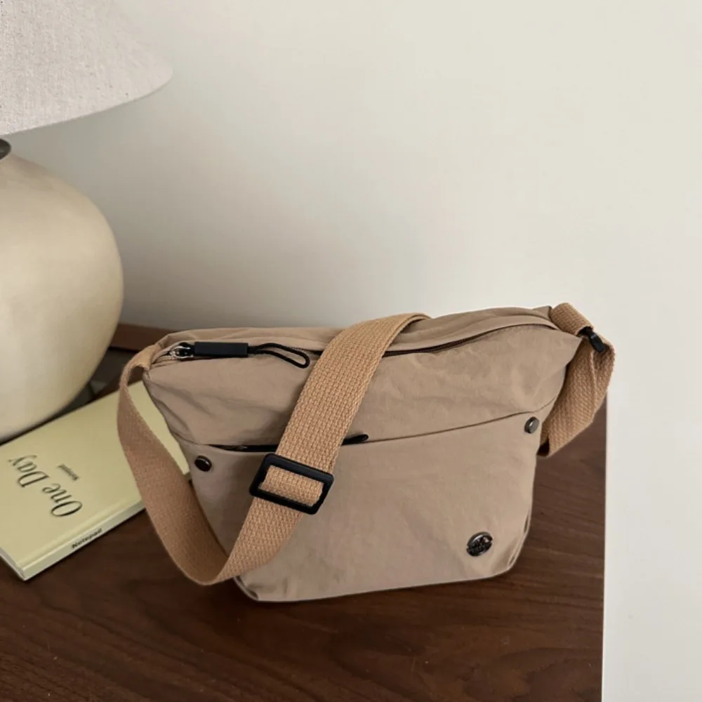 

All-match Quick-dry Nylon Shoulder Bag Harajuku Portable Men Crossbody Bag Sports Korean Style Mobile Phone Pack Daily