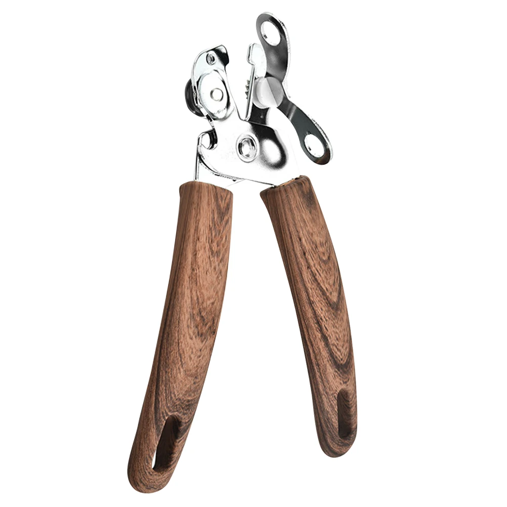 

Stainless Steel Can Manual Bottle Opener Comfort Handle Smooth Turning Compact Portable Household Kitchen Travel Use Bottle Tin