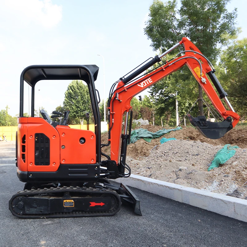 Mini excavadora de 1000kg, miniexcavadora de 2,5 toneladas, precio a la venta con accesorio, CE, EPA