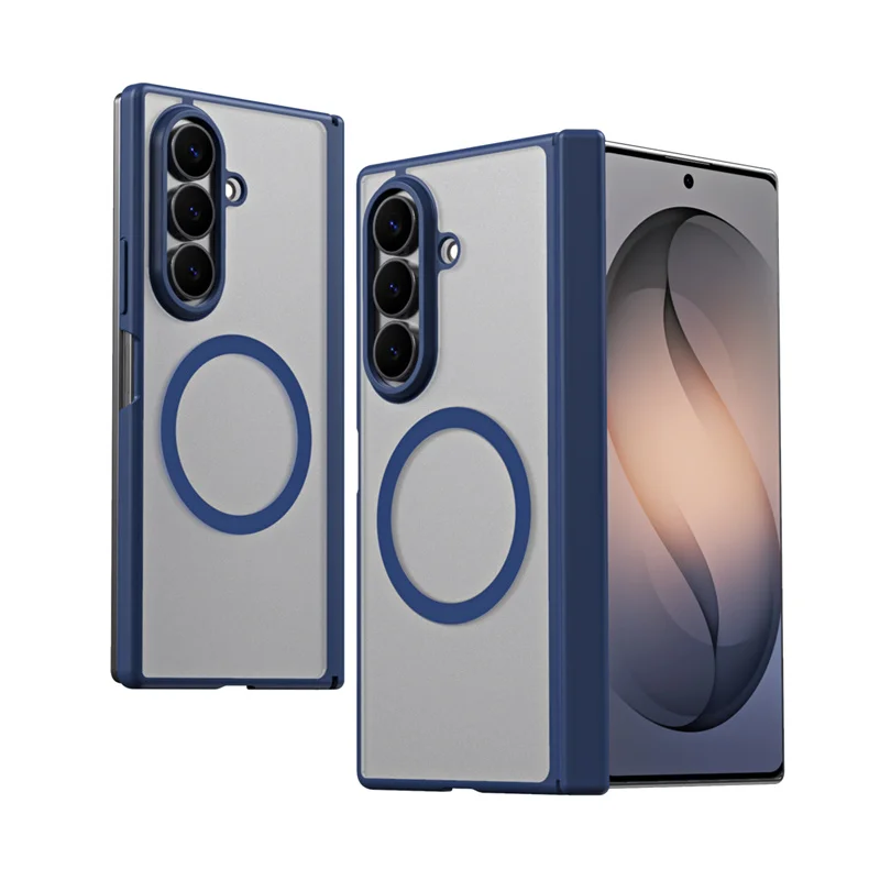 For Samsung Galaxy Z Fold 8Ultra 7 6 5 4 Screen Protect Film Matte Case Middle Hinge Magnetic For Magsafe Wireless ChargingCover
