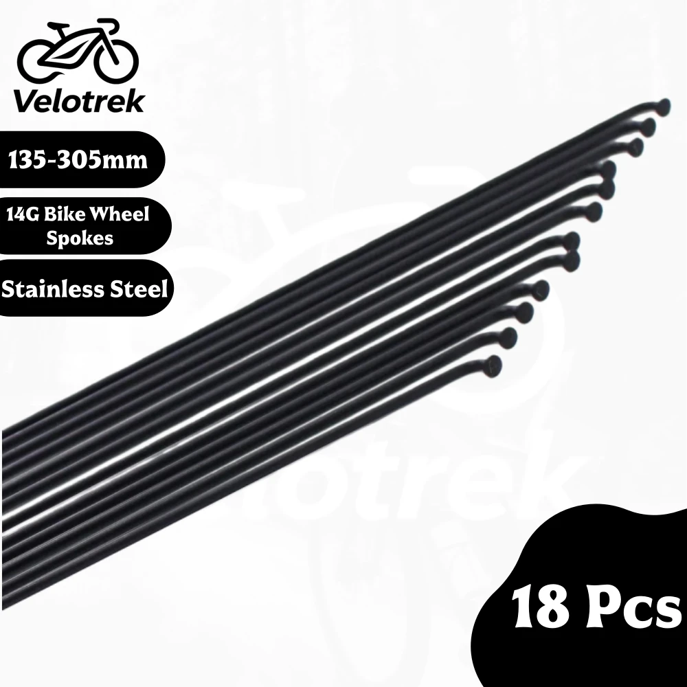 

Легкие велосипедные спицы 14 г, спицы из нержавеющей стали 135-305 мм, сменные спицы колес для шоссейного велосипеда MTB