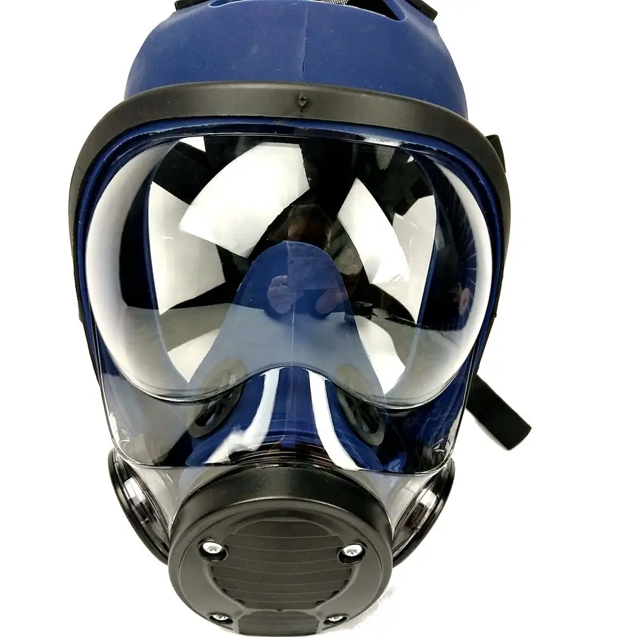 Poeira Química Respiradores Tóxicos Face Shield Eye Protection Soft Full Face Silicone Gás Mask