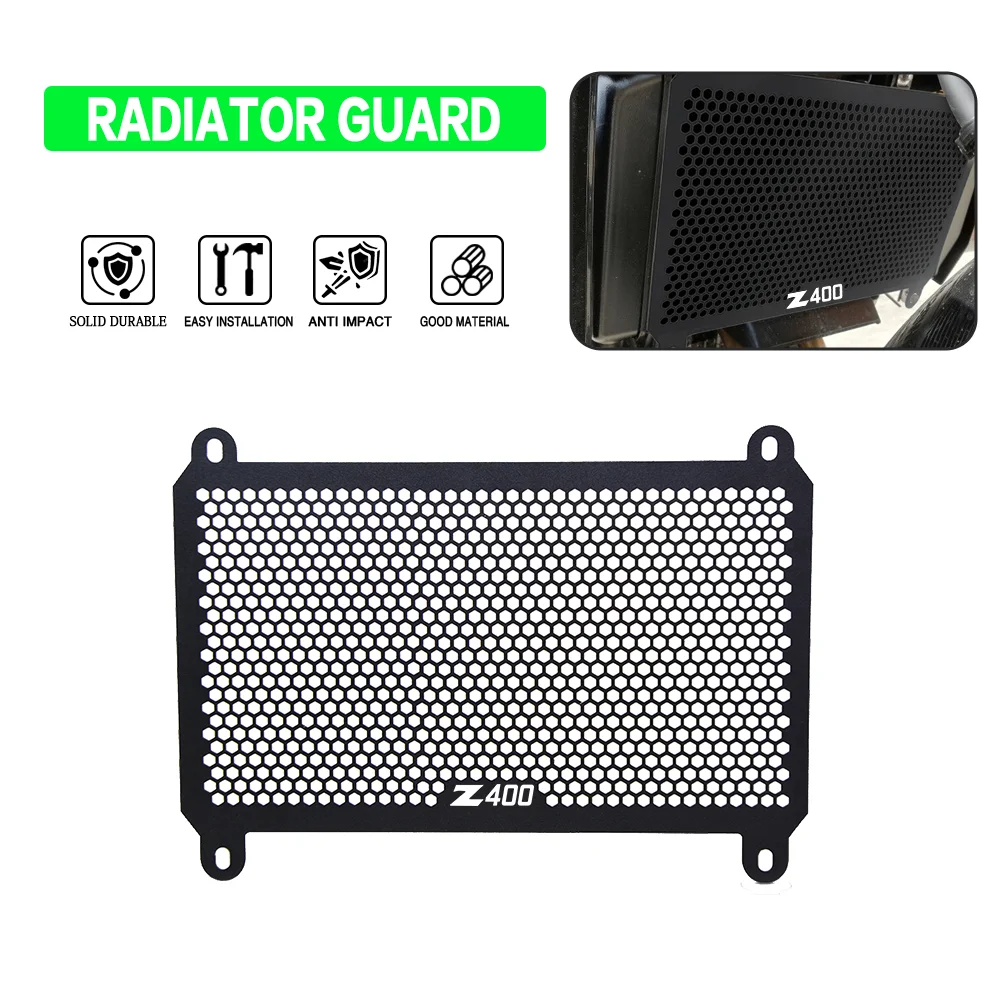 

For Kawasaki Ninja 400 Z500 Eliminator 400 Eliminator 450 2018-2020-2021-2022-2023-2024 Motorcycle Radiator Grille Guard Cover