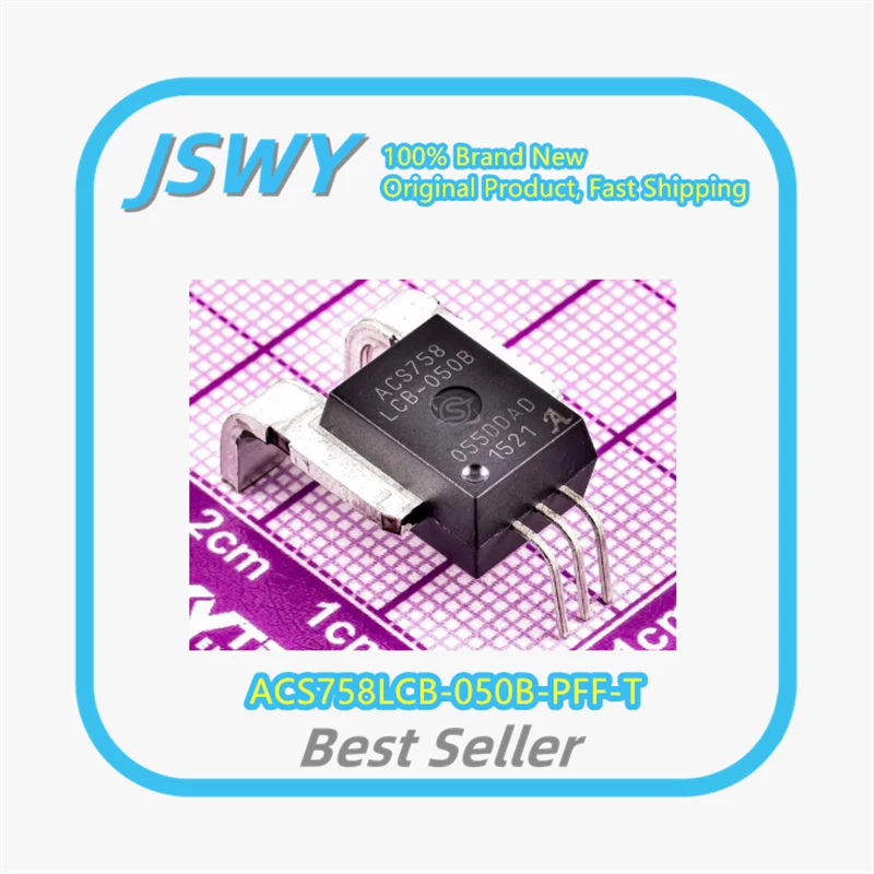 (1/5 pieces) ACS758LCB-050B-PFF-T ACS758LCB050B CB-5 Current Sensor Chip - Brand New Original