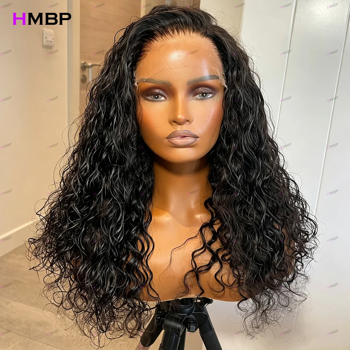 Glueless Wear And Go Human Hair Wig - 450 Density Deep Wave Curly Human