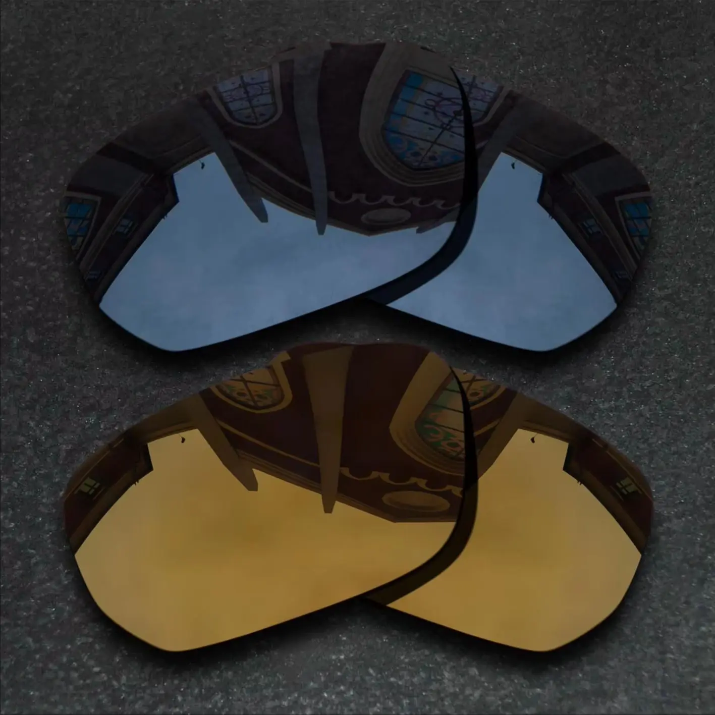 

Серые, черные и бронзовые медные солнцезащитные очки, поляризационные сменные линзы для стильного переключателя