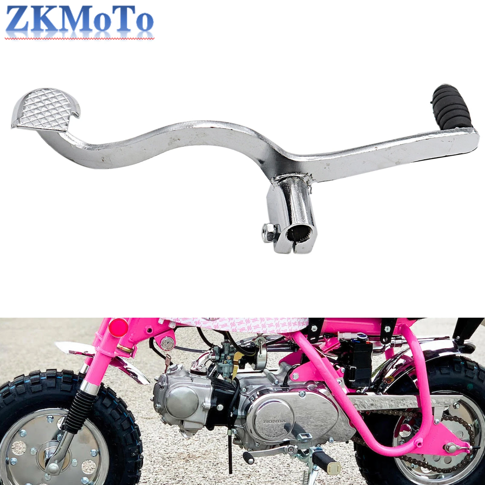 Рычаг переключения передач для мотоцикла, двойная педаль переключения передач для Honda Monkey Mini Trail Bike DAX Z50A Z50R Z50J Z110 Z125, аксессуары