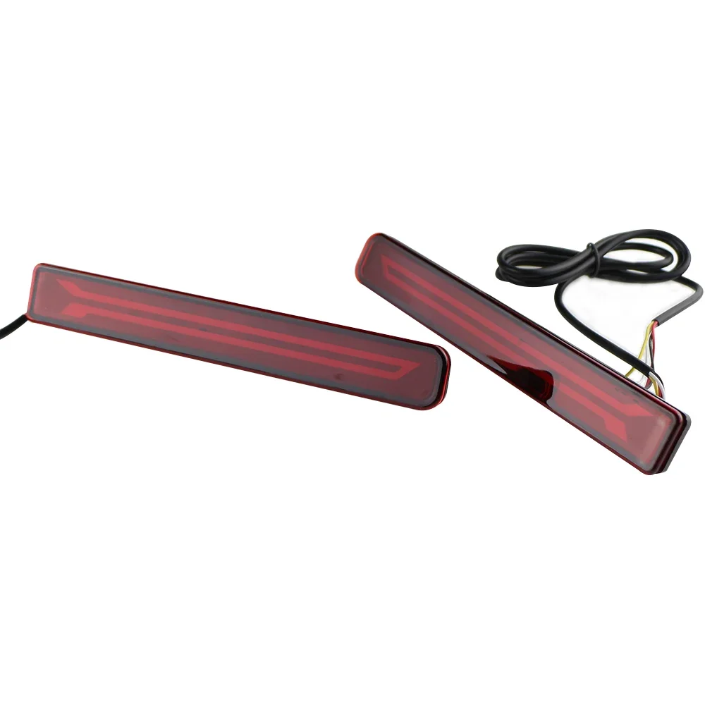 2Pcs Car LED Rear Bumper Light for Suzuki XL6 XL7 2021 2022 2023 2024 Running Brake Turn Signal Lights Reflector  Accessories