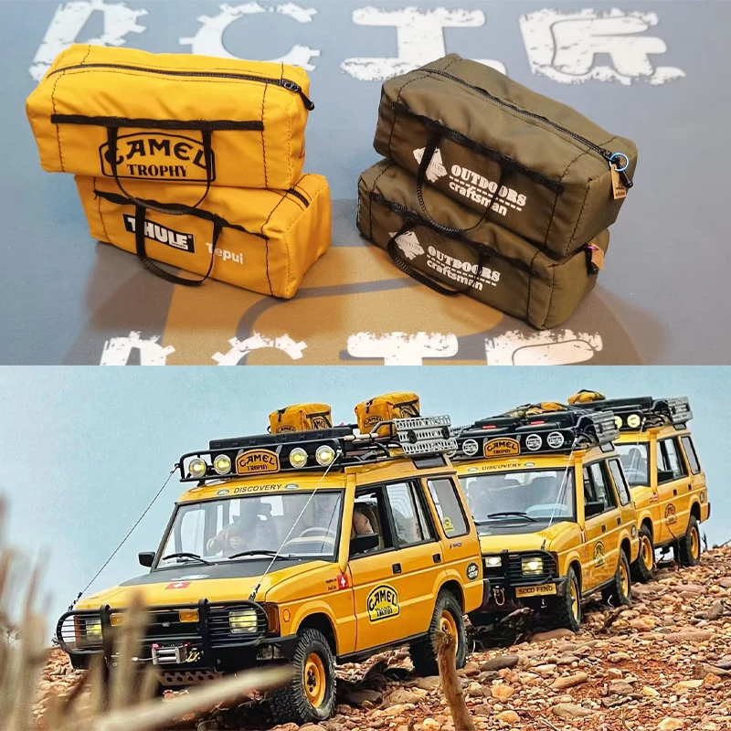 

Simulation Mini Travel Backpack Bag Models Decoration for 1/10 RC Crawler Car Traxxas TRX4 Defender AXIAL RC4WD D90 Diy Parts