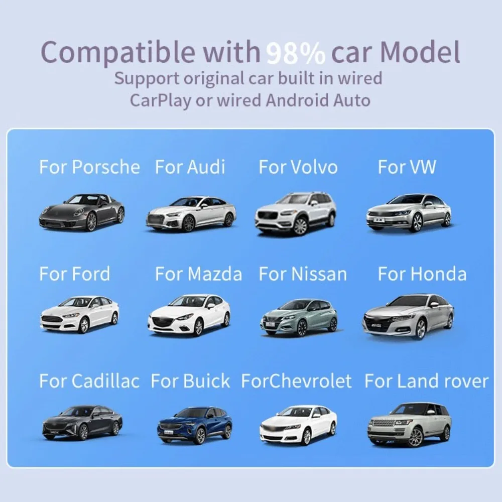 محول CarPlay اللاسلكي M10 2in1 لـ OEM CarPlay السلكي أو OEM السلكي Android التوصيل والتشغيل التلقائي Bluetooth CarPlay الذكي #6