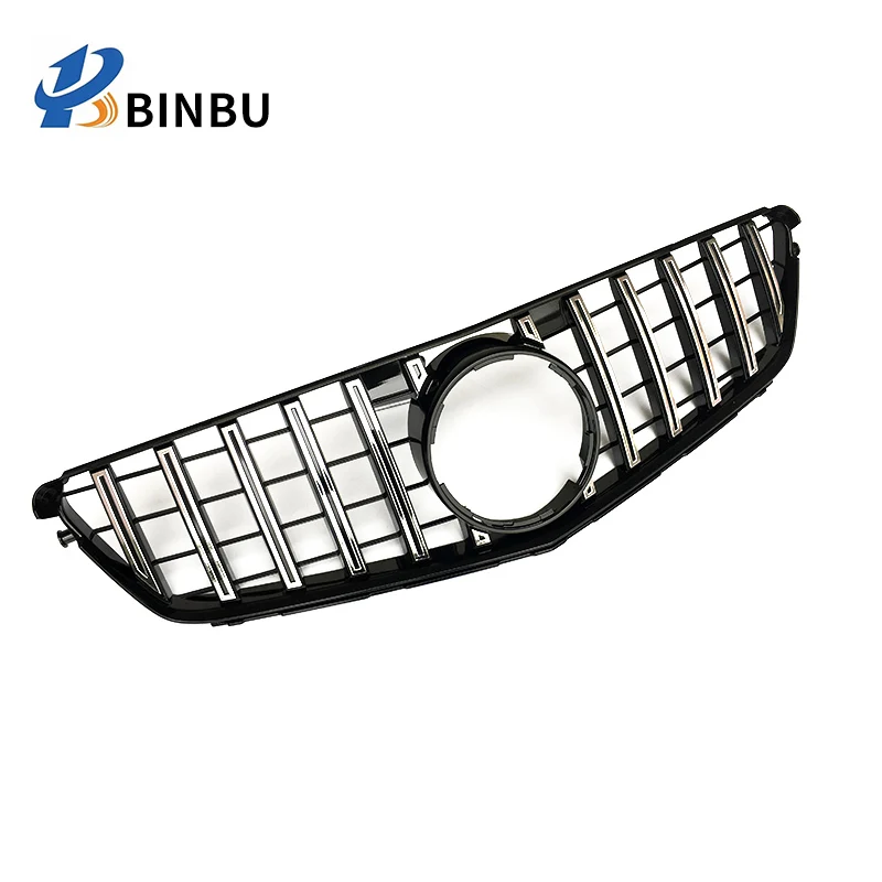 FOR Benz C-class W204 bumper grille GT Style Silver / Black C180 C200 C260 C300 2007-2014