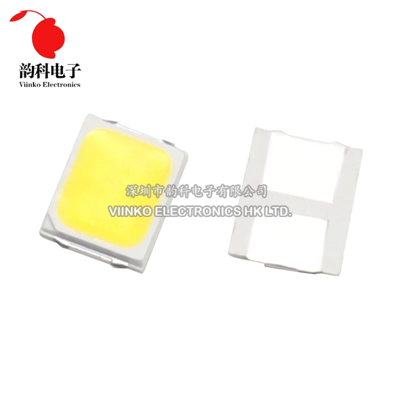 100pcs High Brightness SMD LED 2835 1W 0.5W 0.2W White 3V 6V 9V 18V 36V 150MA/100MA/30MA/60MA/80MA 6000-6500K