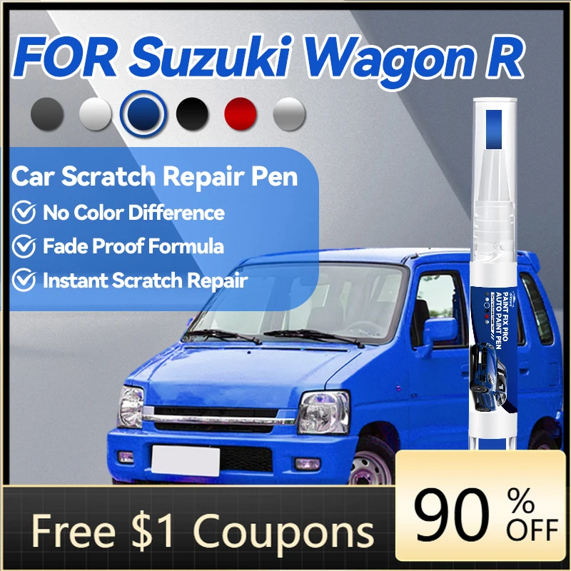 Tool Car Accessories For Suzuki Wagon R Car Paint Repair Pen Touch Up Scratch Remover DIY Auto Accessories Blue 048 Red Blue