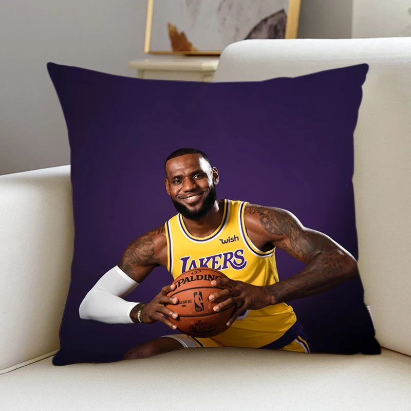 New Pillow Slips Pillow L-LeBron James Covers Bedding Comfortable Cushion Good For Sofa Home Car High Quality Pillow Cases gift