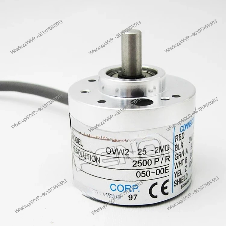 OVW2-25-2MD encoder for rotating 2500P/R pulse solid shaft 6mm inkjet printer, printing machine, etc