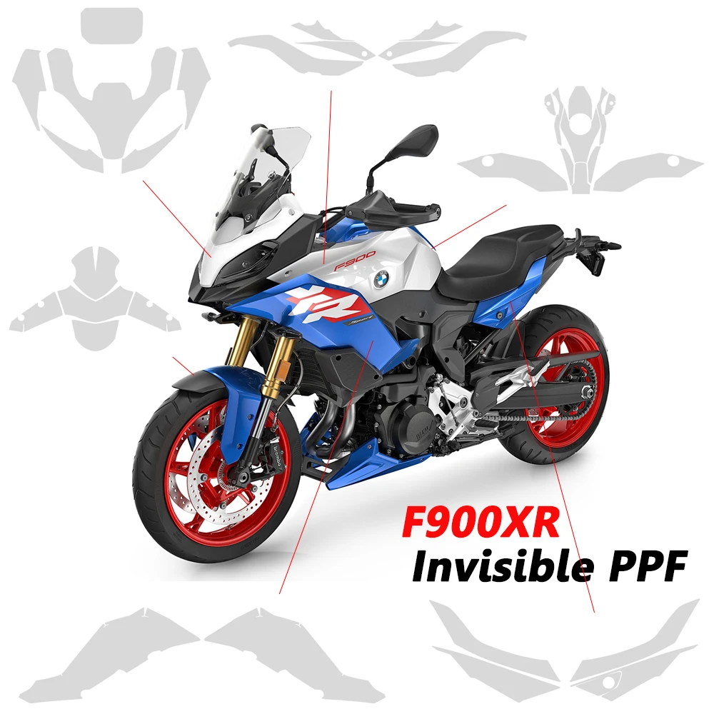 

F900XR PPF TPU Potective Film Motorcycle Invisible Clothing for BMW F900 XR F900xr 2020-2024 2025 Transparent Protective Film