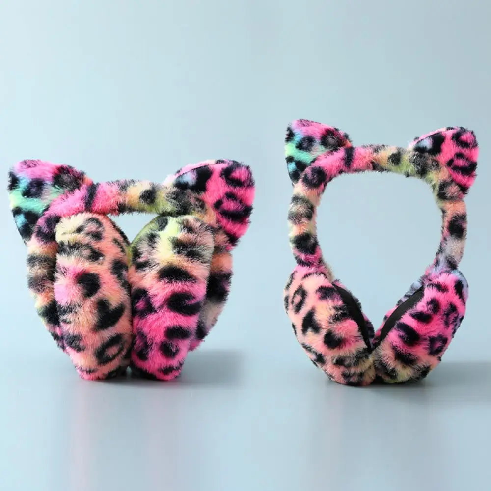 leopard-print-winter-ear-muffs-plush-warm-earmuffs-foldable-outdoor-ear-warmers-women-cozy-soft-fuzzy-winter-accessories