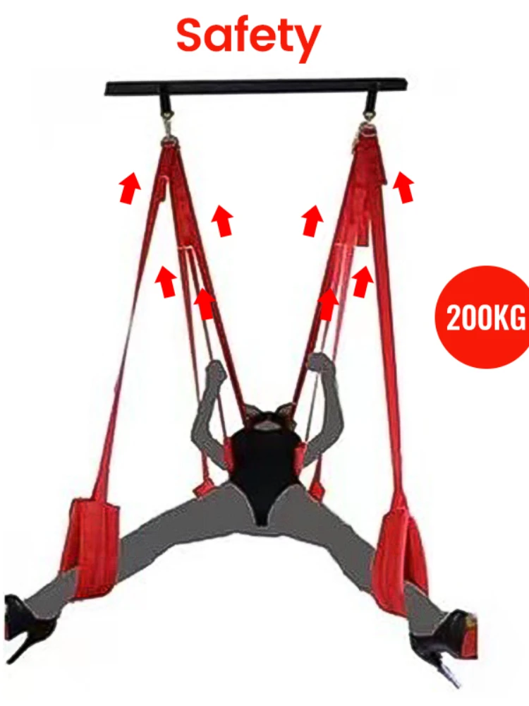 Door Swing Sex Swing SM Game Bondage Swing Spreader Leg Open for Women Adult Sex Game Products for Couple Sex Swing Adult Toys