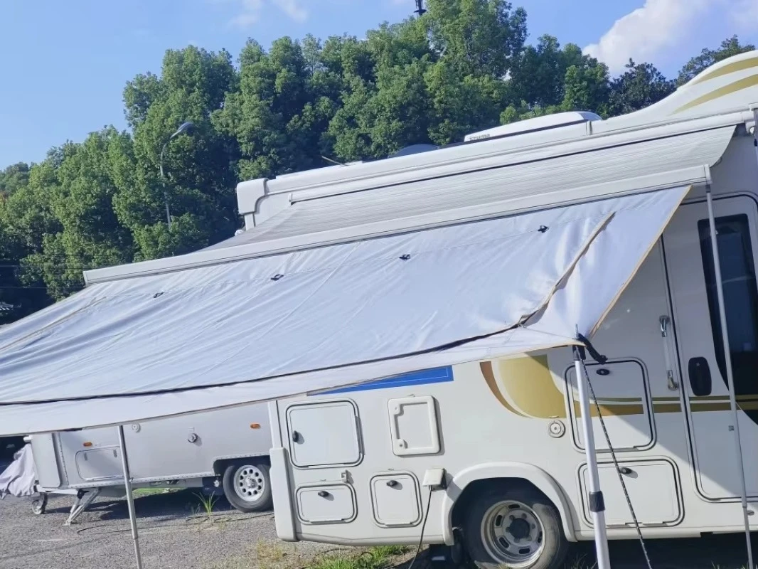 RV Expansion Side Canopy Oxford Fabric Outdoor Car Side Slide Awning Retractable Car Side Awning