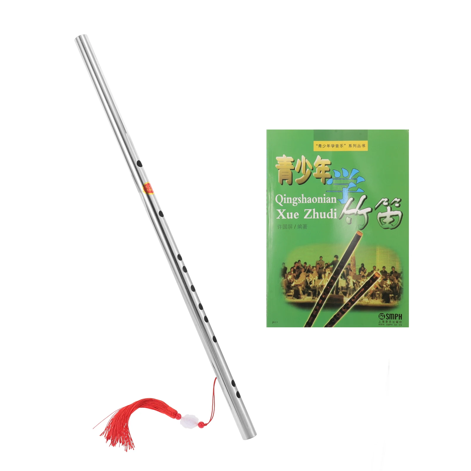 

Stainless Steel Flute Durable Lightweight Chinese Musical Instrument Dizi Beginner Wind Chinese Traditional Musical
