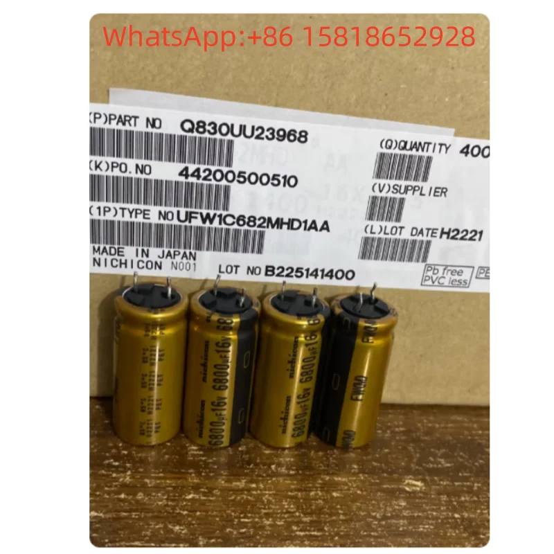 

5 шт. 16V6800UF 6800UF16V 16*35 мм Nichicon FW аудиоэлектролитический конденсатор