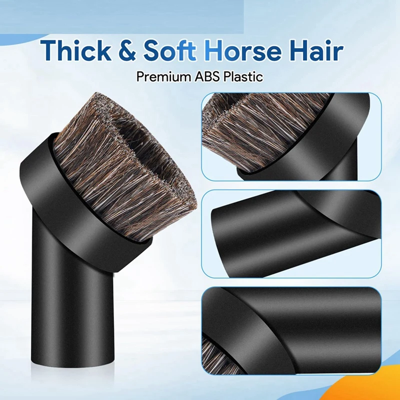 Accesorios de aspiradora con cepillo de crin, piezas de repuesto de 1,25 pulgadas para aspiradora inalámbrica Dyson V15 V12 V11 V10 V8 V7 V6