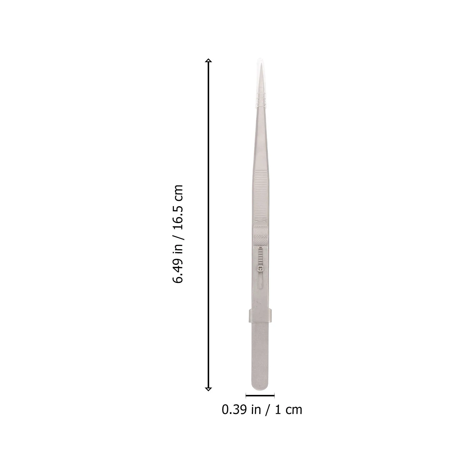 

2pcs Stainless Steel Tweezers Precision Fine-Tipped Adjustable Jewelry Making Multi-Functional Tools for Electronics Medical