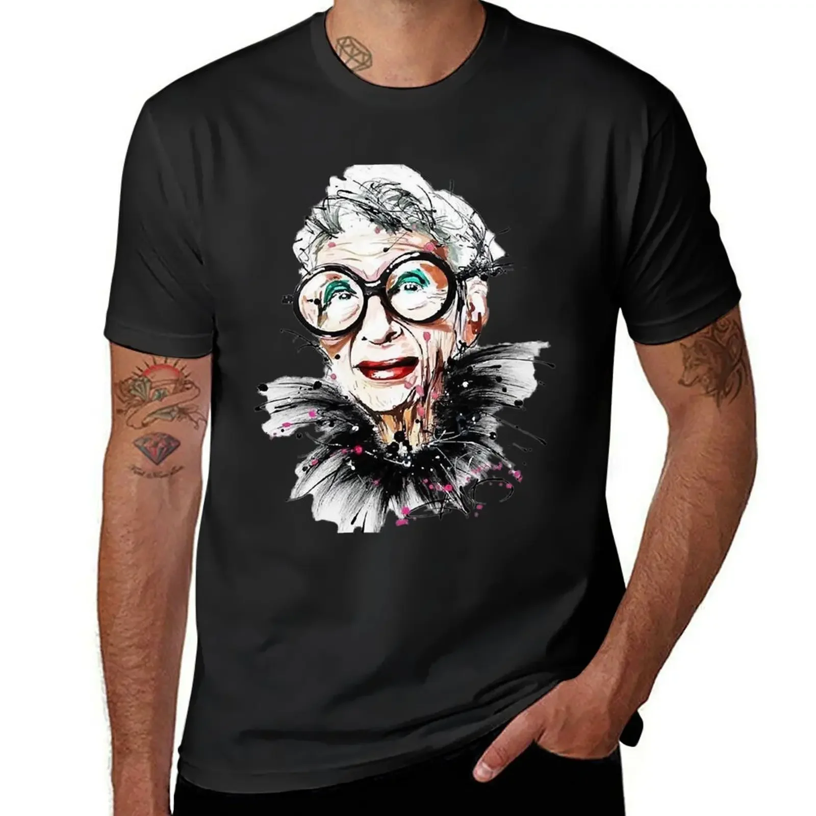 Iris Apfel Classic T-Shirt plus sizes anime stuff Short sleeve tee men