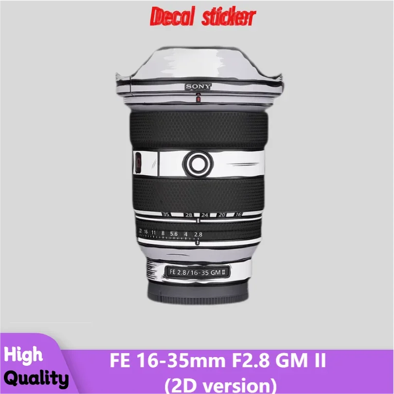 

For SONY FE 16-35mm F2.8 GM II 2D version Lens Sticker Protective Skin Decal Film FE24-70 F2.8 GM2/FE 24-105 F4 G