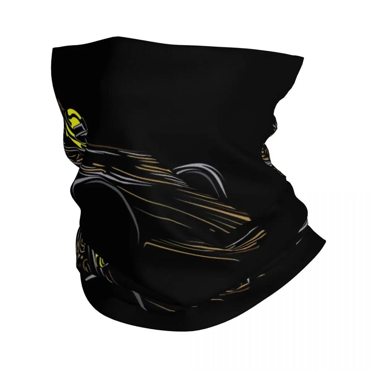 Couvre-cou bandana imprimé pour motocross F1, écharpe ronde de course de voitures, cagoule d'équitation, unisexe, adulte, lavable, moteur, Annie 97T