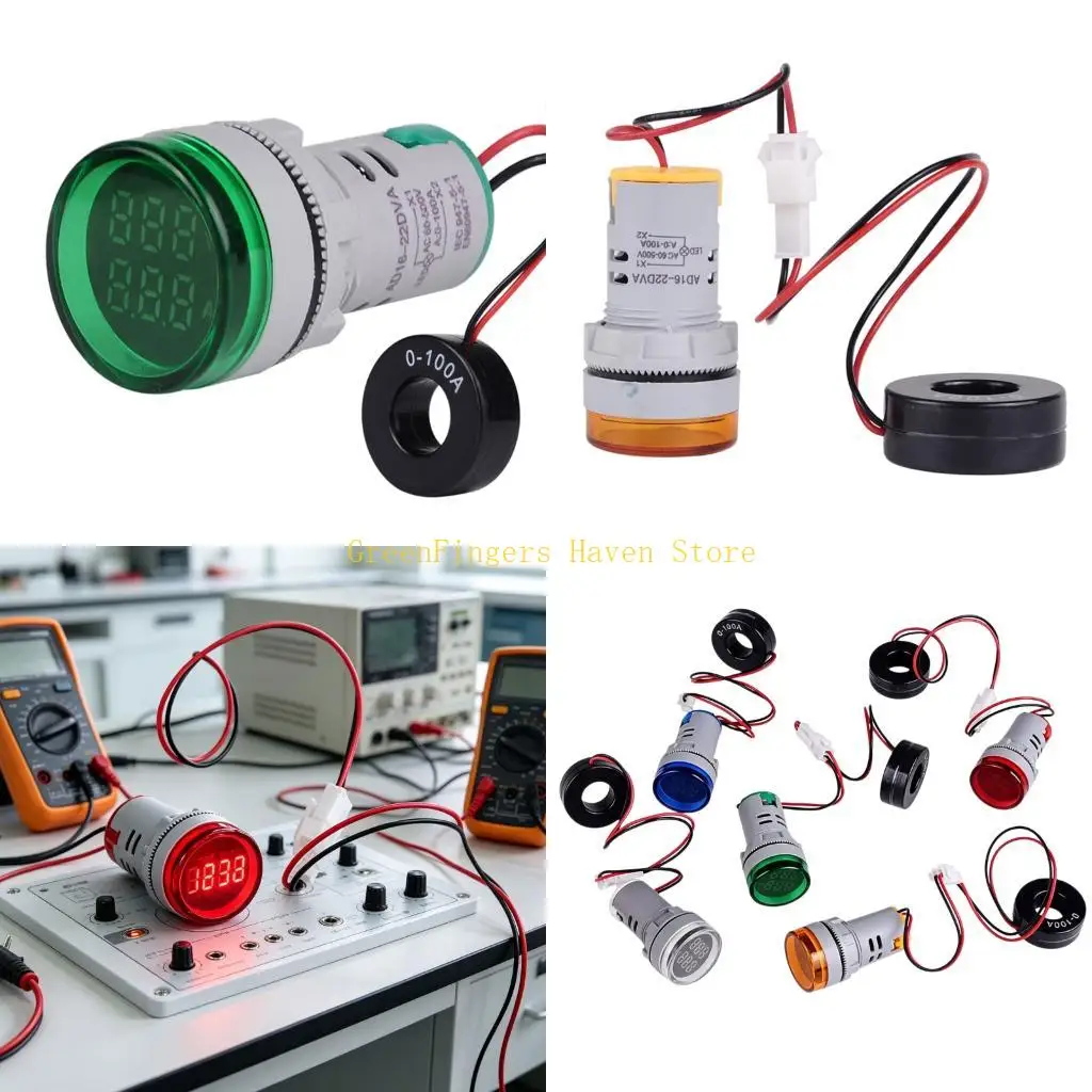 F68D 22 mm Electrical Readout Meter for Cabinet Mount Service Needs Use