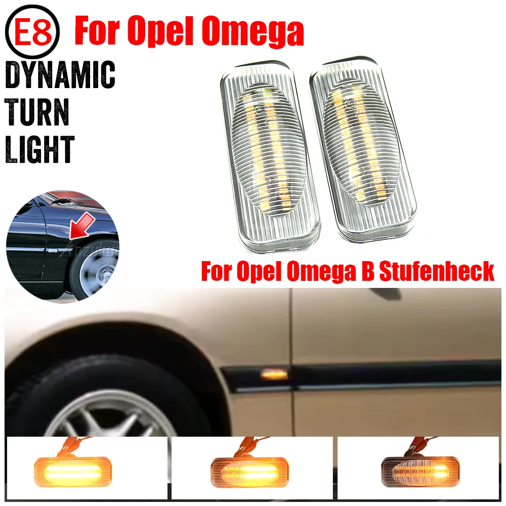 

For Opel Omega B Stufenheck Caravan 1994-2003 Led Dynamic Turn Signal Light Side Fender Marker Sequential Blinker