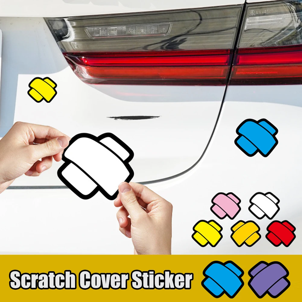 Car Motorcycle Stickers Band-aid Decal Creative Car Body Scratches Block Fuel Tank Decoration Sticker Auto Exterior Accessories